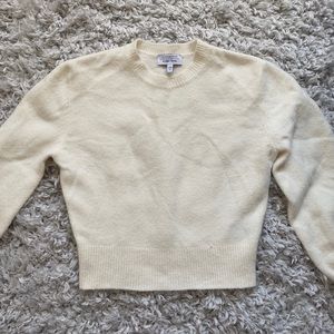 cropped white & other stories sweater